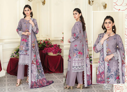 Rang Rani V4 - Unstitched Embroidered Lawn  3 Pieces